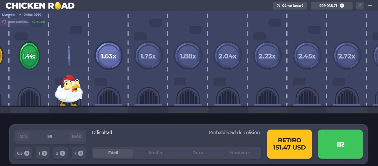 Demo Juego Chicken Road